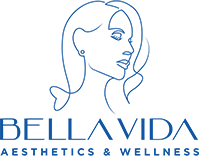 Bella Vida Aesthetics & Wellness blue logo