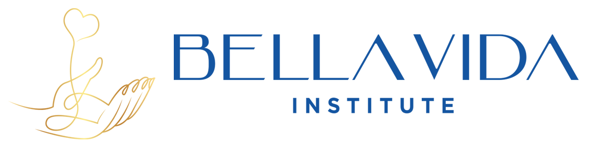 Bella Vida Institute blue and yellow logo